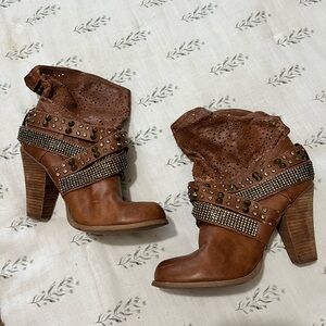 Studded Booties